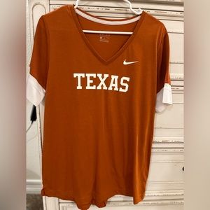 Women’s Nike Texas Longhorns dri-fit tee, size XL